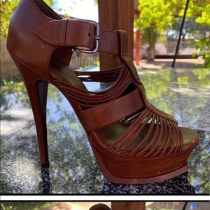 Yve Saint Laurent platform shoes